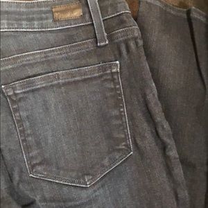 Paige Dark Wash Straight Leg Jeans